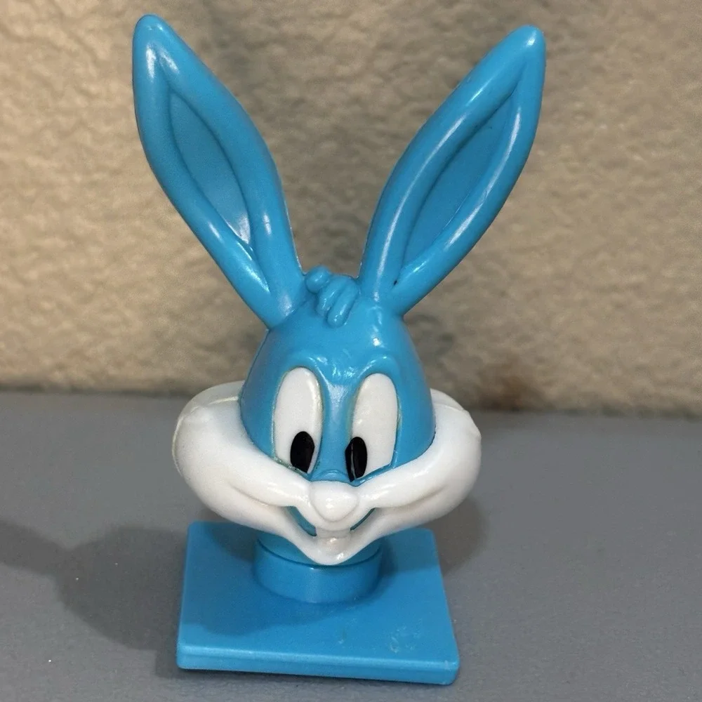 1992 Buster Bunny Warner Bros Blue Tiny Toons Tops Candy Container Collectible